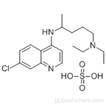 1,4-pentanodiamina, N4- (7-chloro-4-chinolinylo) -N1, N1-dietylo-, siarczan CAS 132-73-0